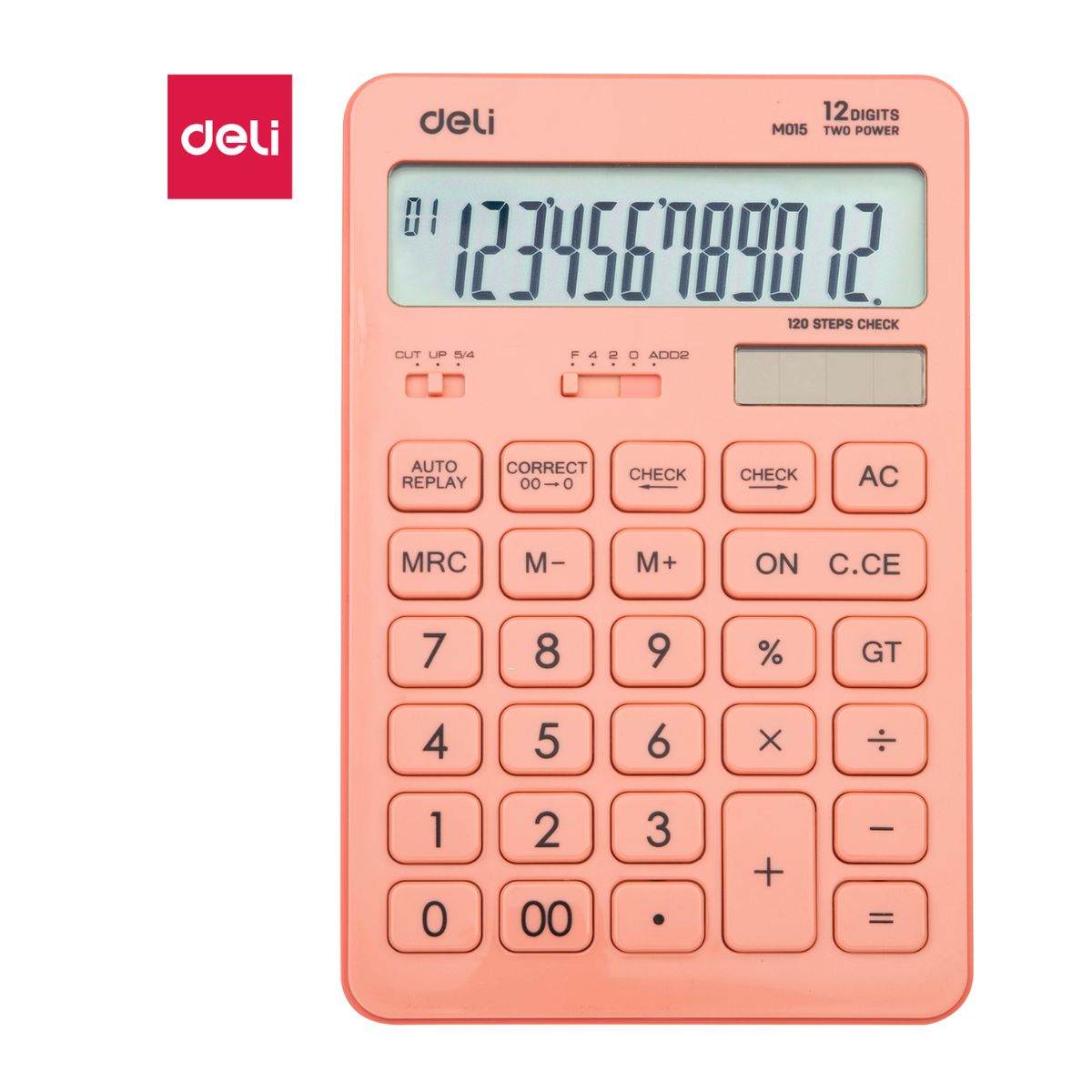 CALCUL 12 DIGIT ROUGEEM01541 