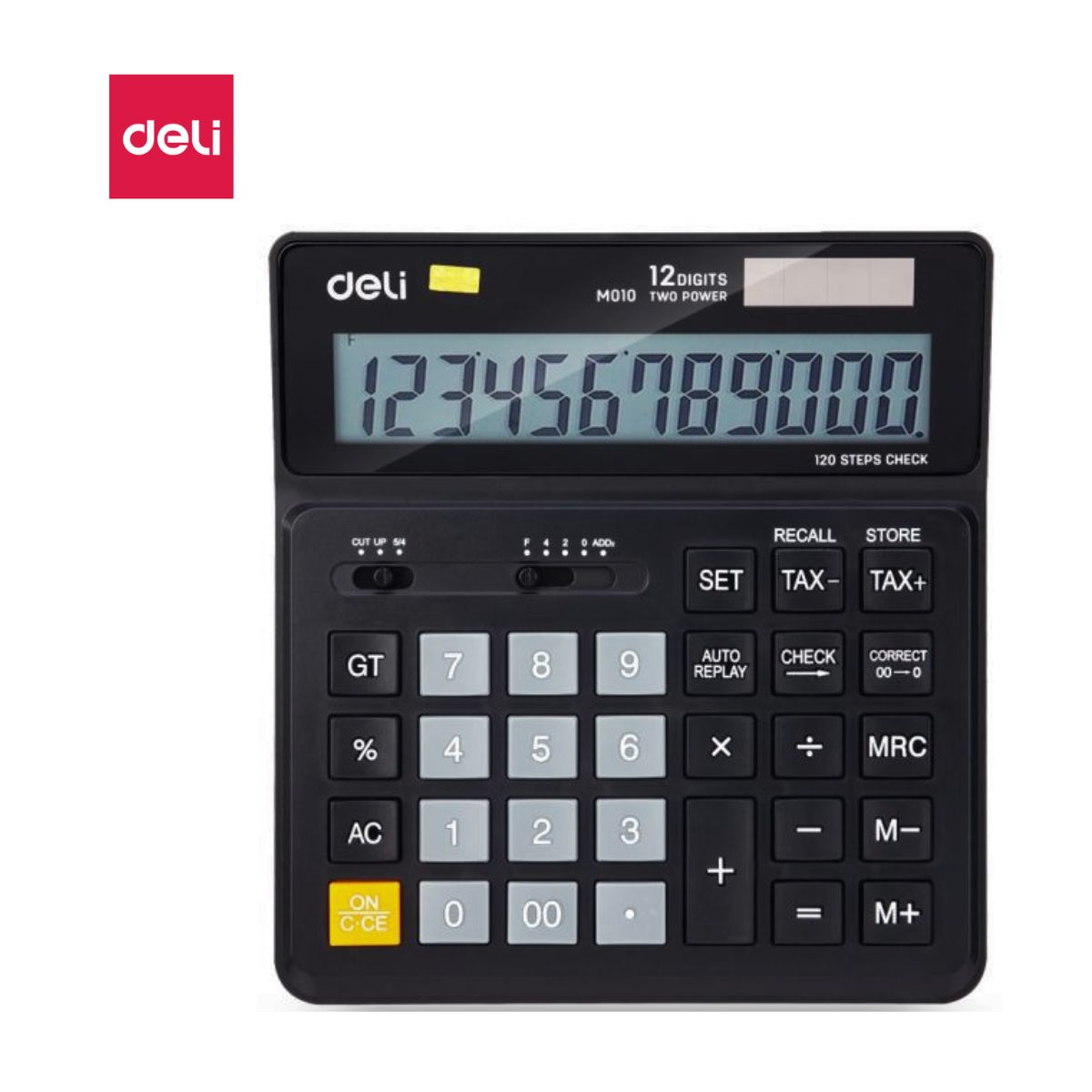 CALCUL  12 DIGIT NOIR EM01020 
