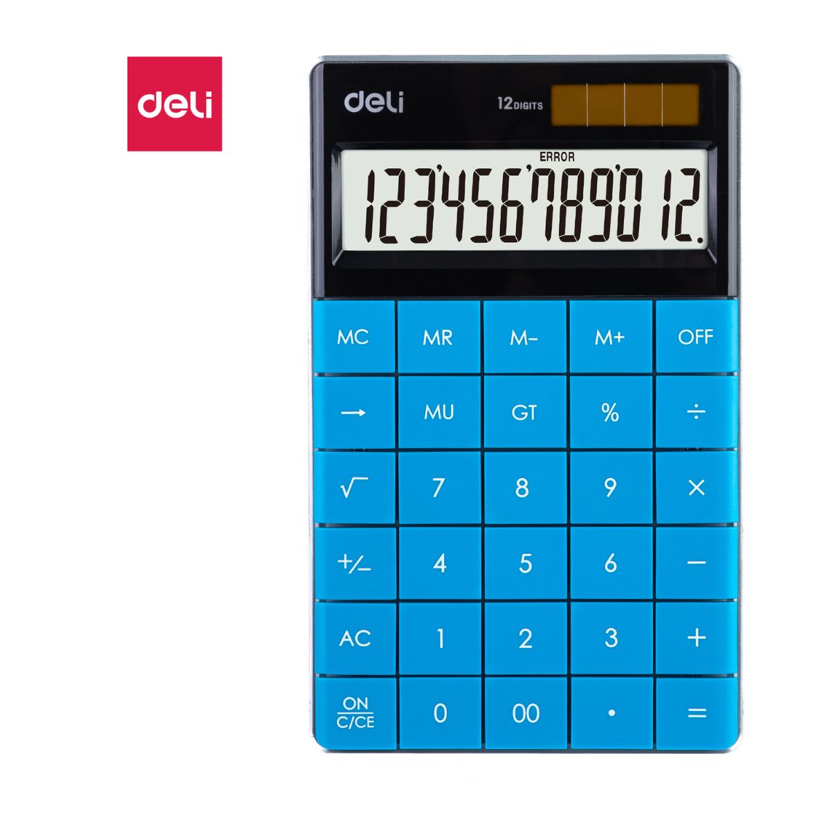 CALCUL 12 DIGIT BLEU E1589 