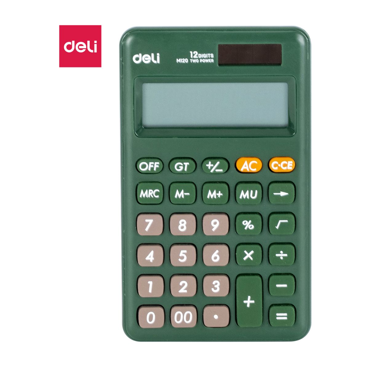 CALCUL  POCHE 12 DIGIT  EM120 VERT 