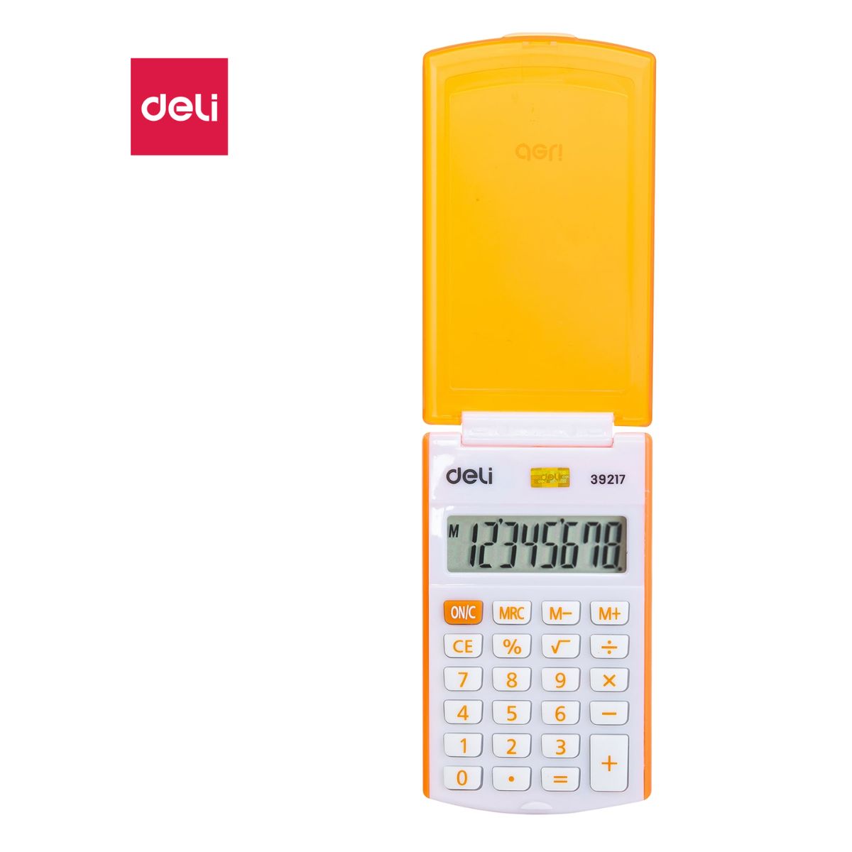 PORTABLE.CALCUL 8 DIGIT ORANGE E39217 