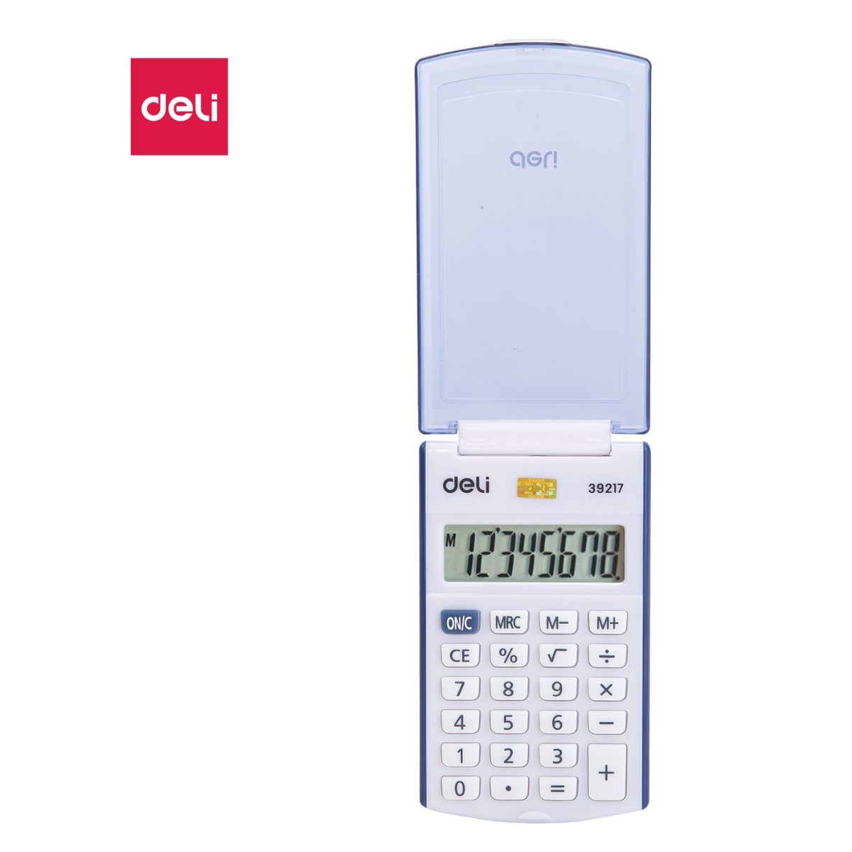 PORTABLE.CALCUL 8 DIGIT BLEU E39217 