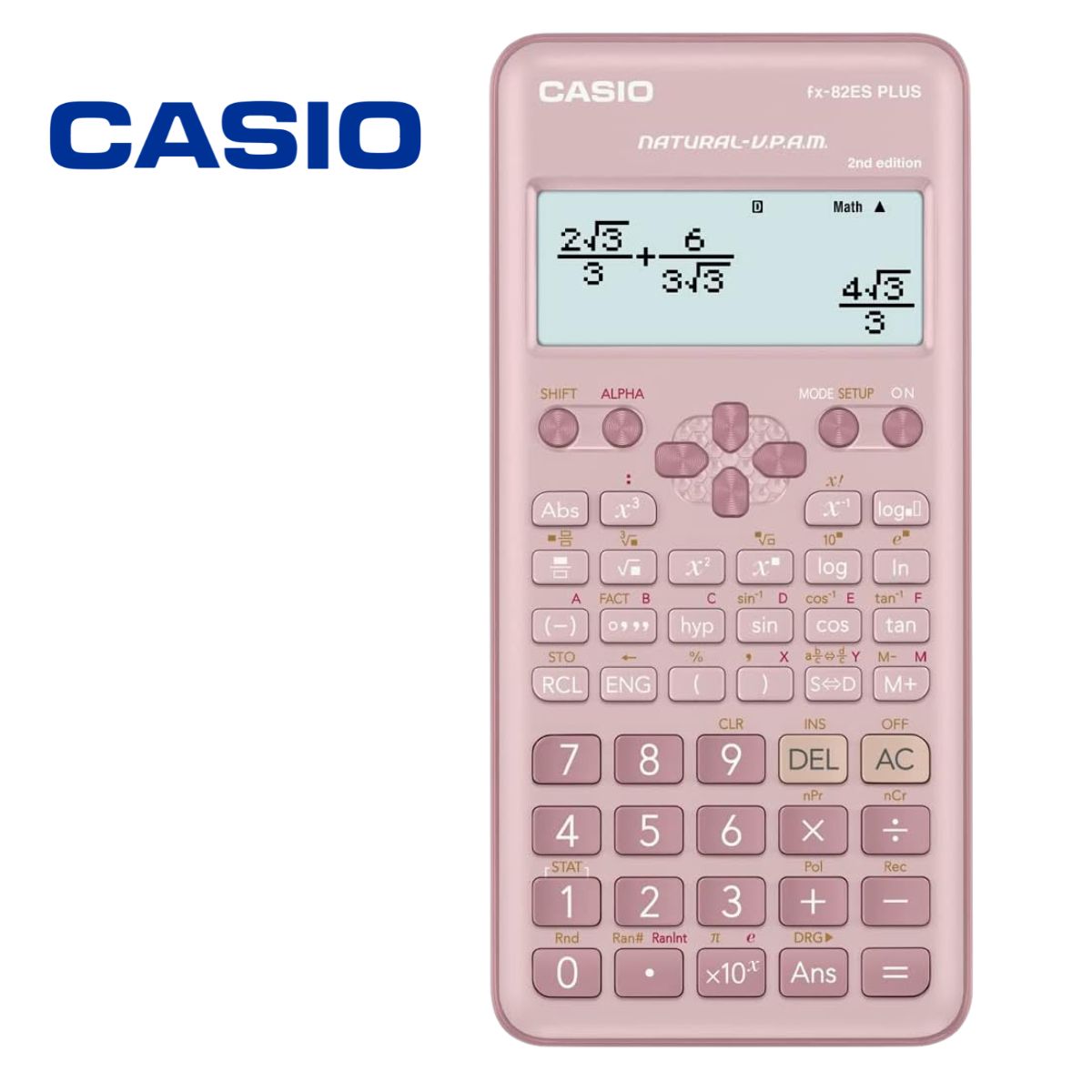 CALCUL.SCIENT. FX-82ES PLUS-2 ROSE 