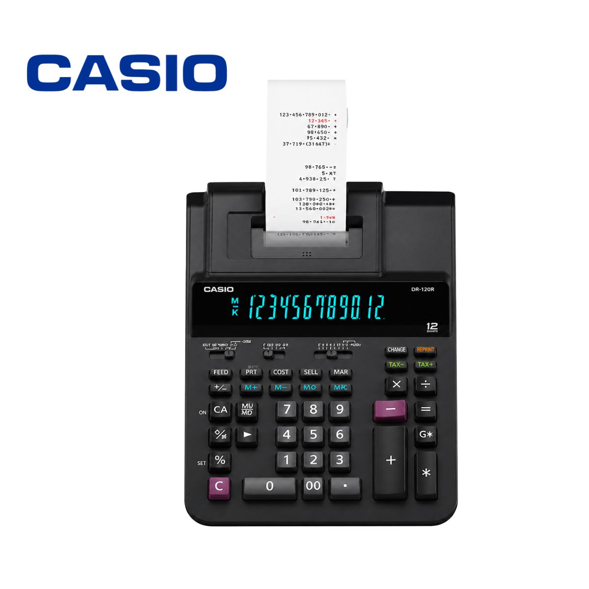 CALCUL.RUBAN DR-120RII NOIR 
