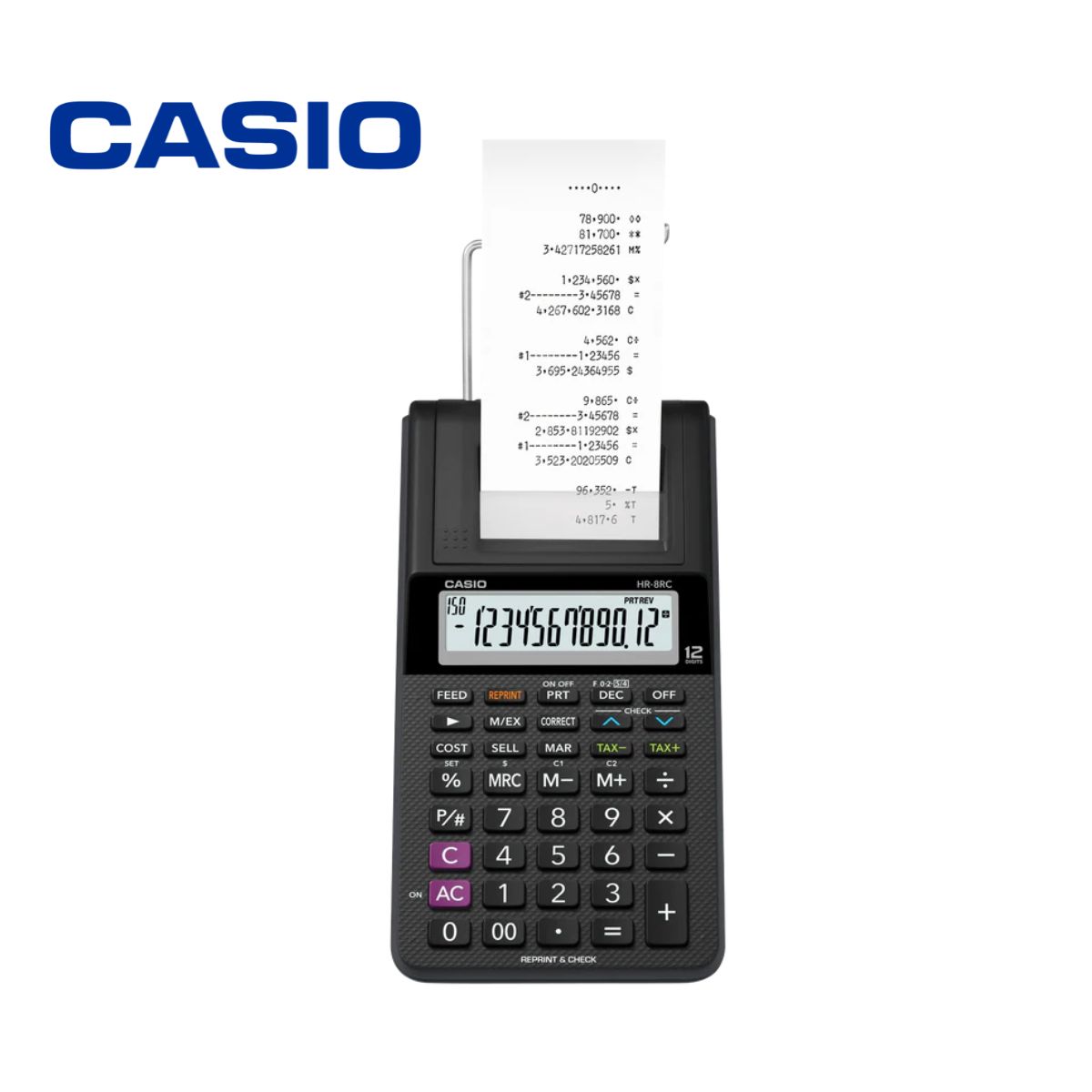 CALCUL.RUBAN HR-8RC-BK  DC 