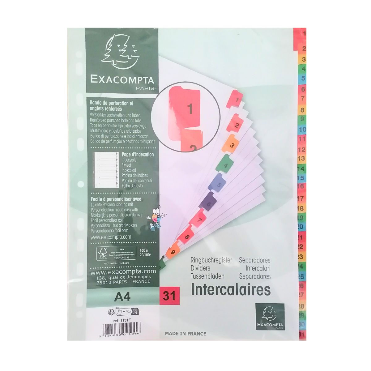 JEU INTER CART 31 TOUCHE 1131E 