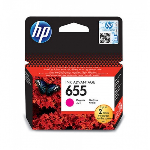 CART. HP MAGENTA N°655M REF.CZ 111AE 