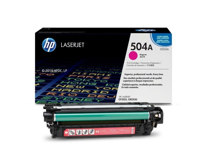 TONER HP MAGENTA N°504A  REF.CE253A 