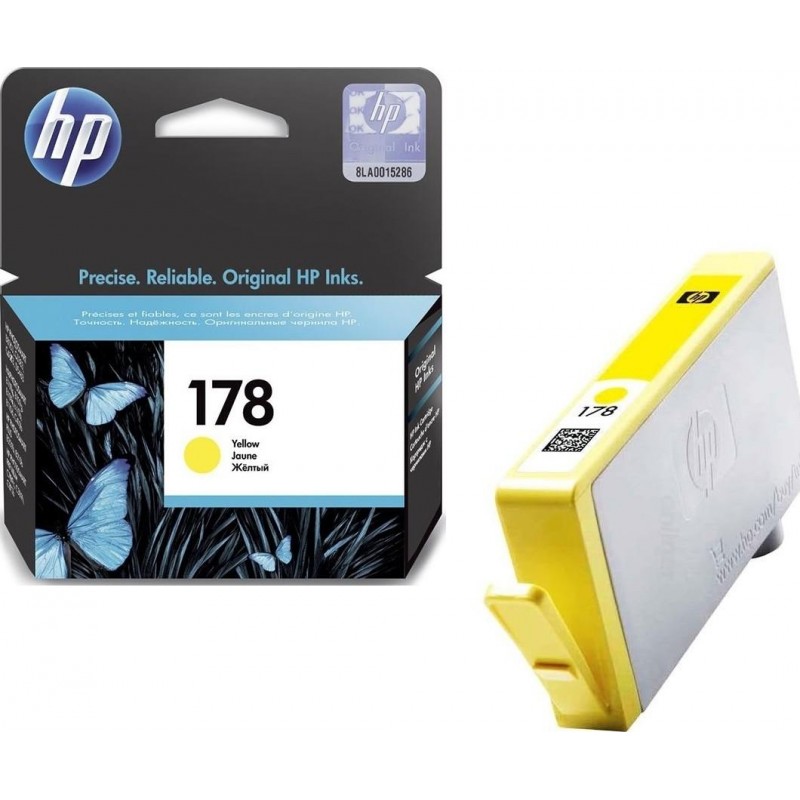 CART. HP JAUNE N°178  REF.CB320HE 