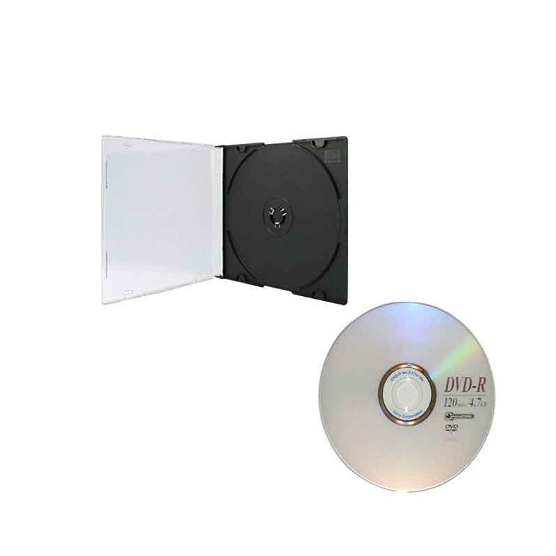 DVD+R 4.7GB/120MIN/16X SLIM CASE PQ/10 