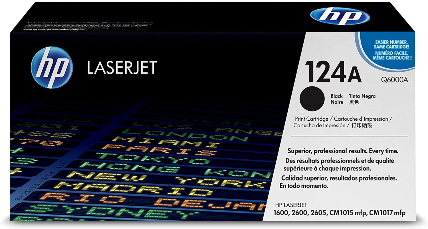 TONER HP NOIR N°124A  REF.Q6000A 