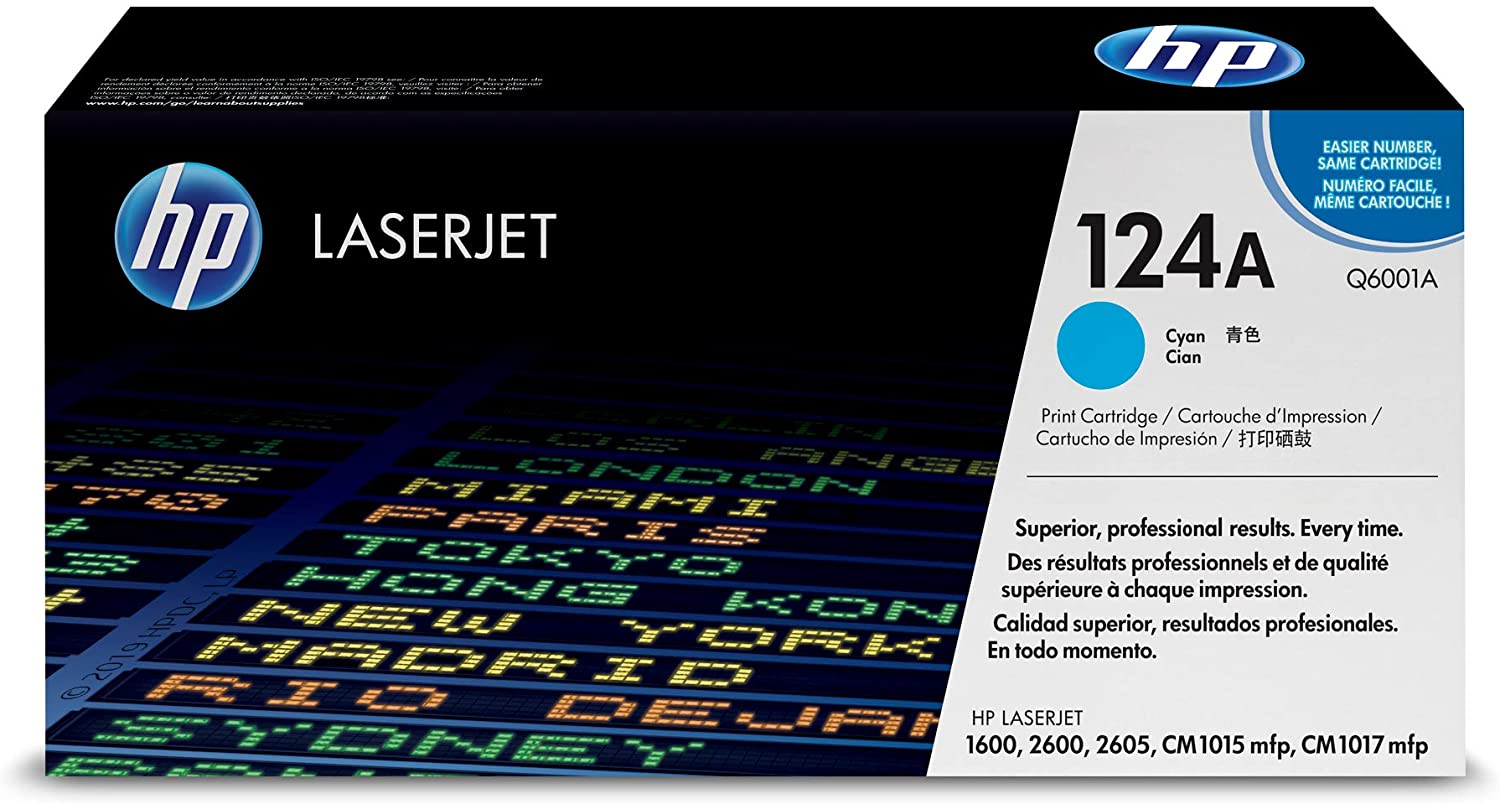 TONER HP CYAN N°124A  REF.Q6001A 