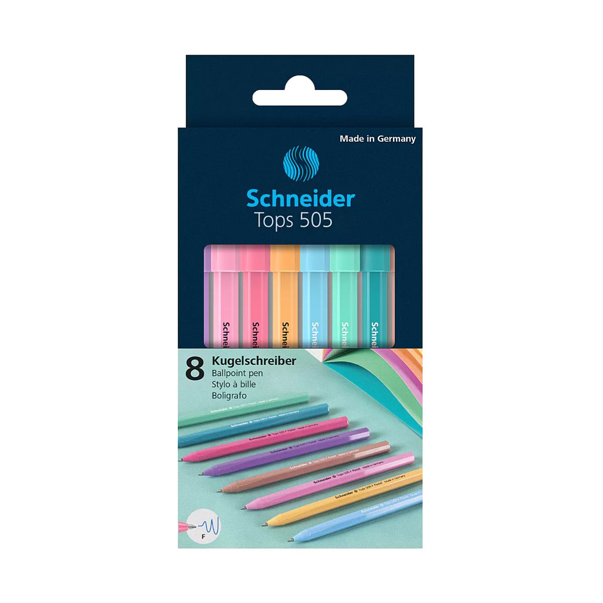 STYLO A BILLE TOPS 505M  BLEU CORPS PASTEL 