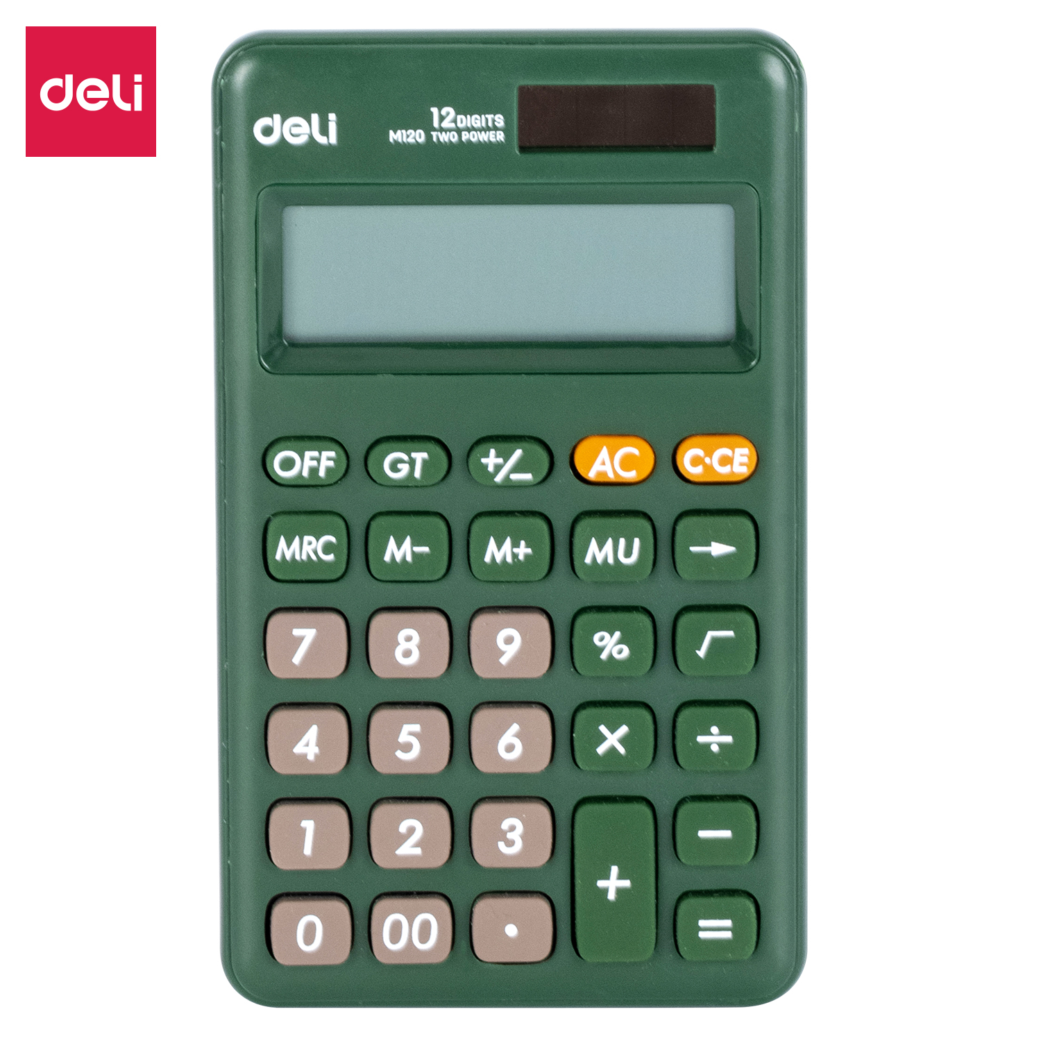 CALCUL  POCHE 12 DIGIT  EM120 VERT 