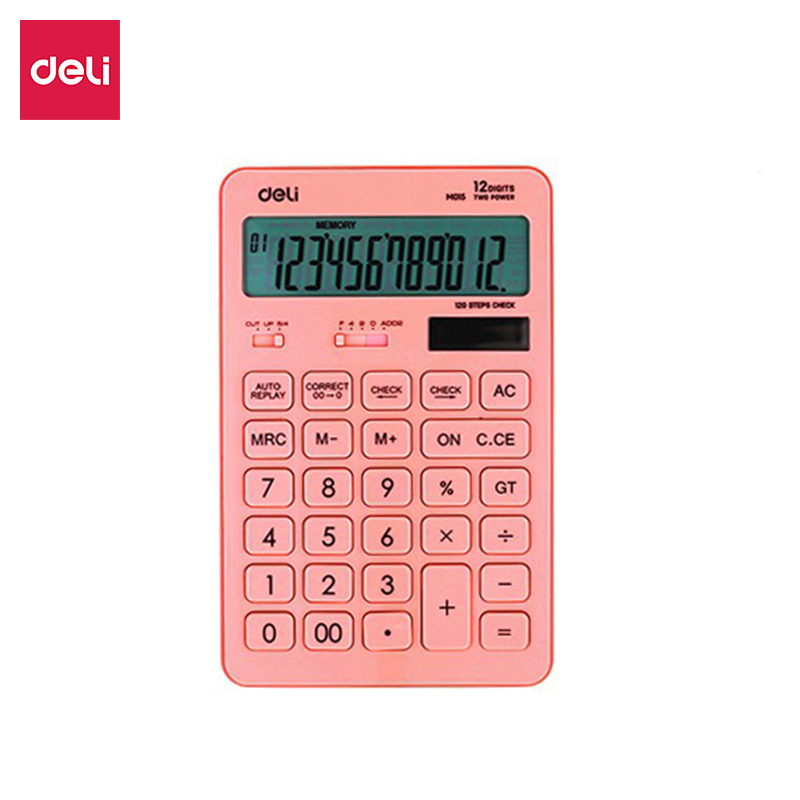 CALCUL 12 DIGIT ROUGEEM01541 