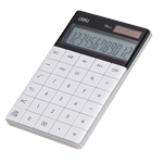 CALCUL 12 DIGIT BLANC E1589 