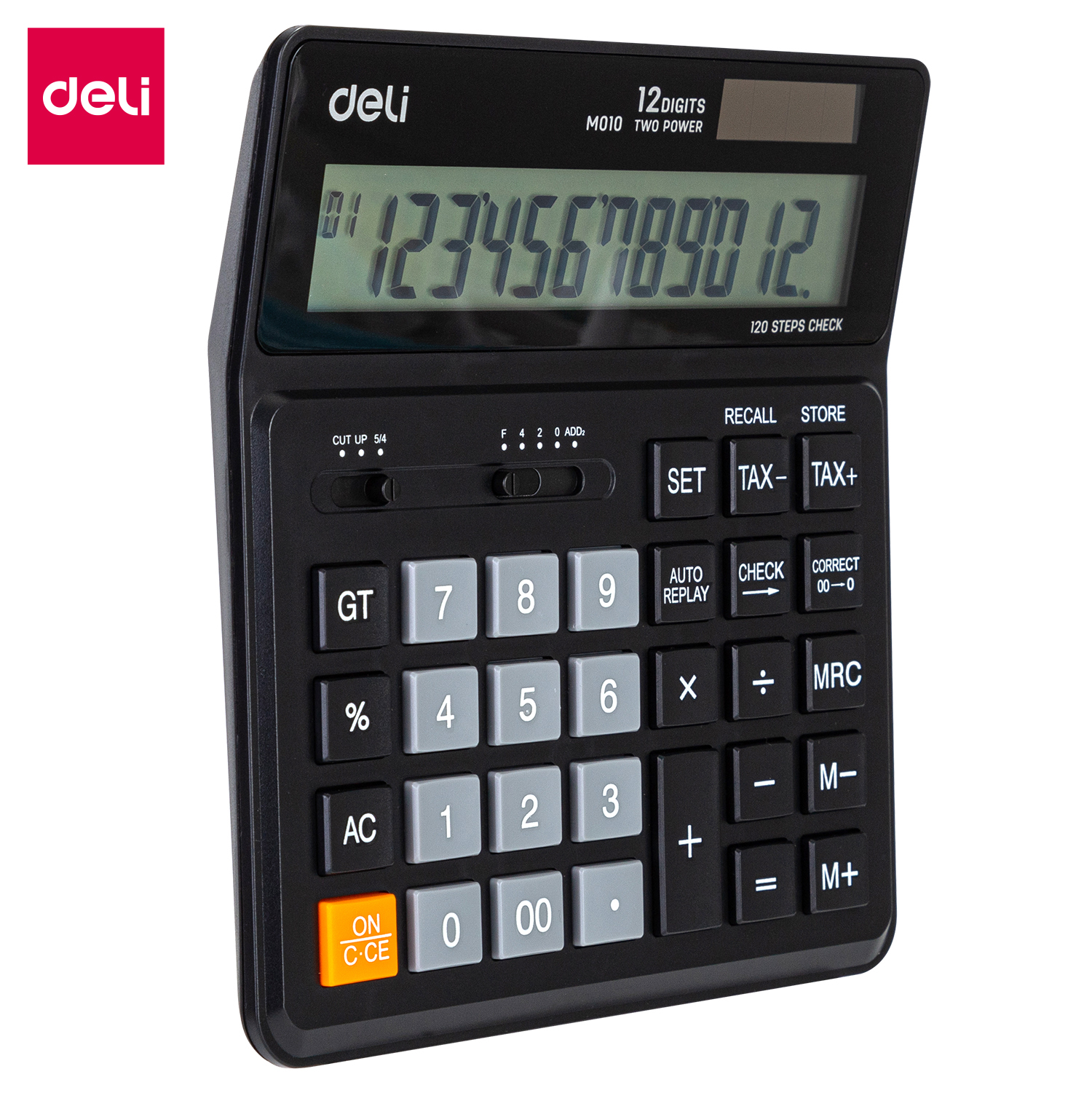 CALCUL  12 DIGIT NOIR EM01020 