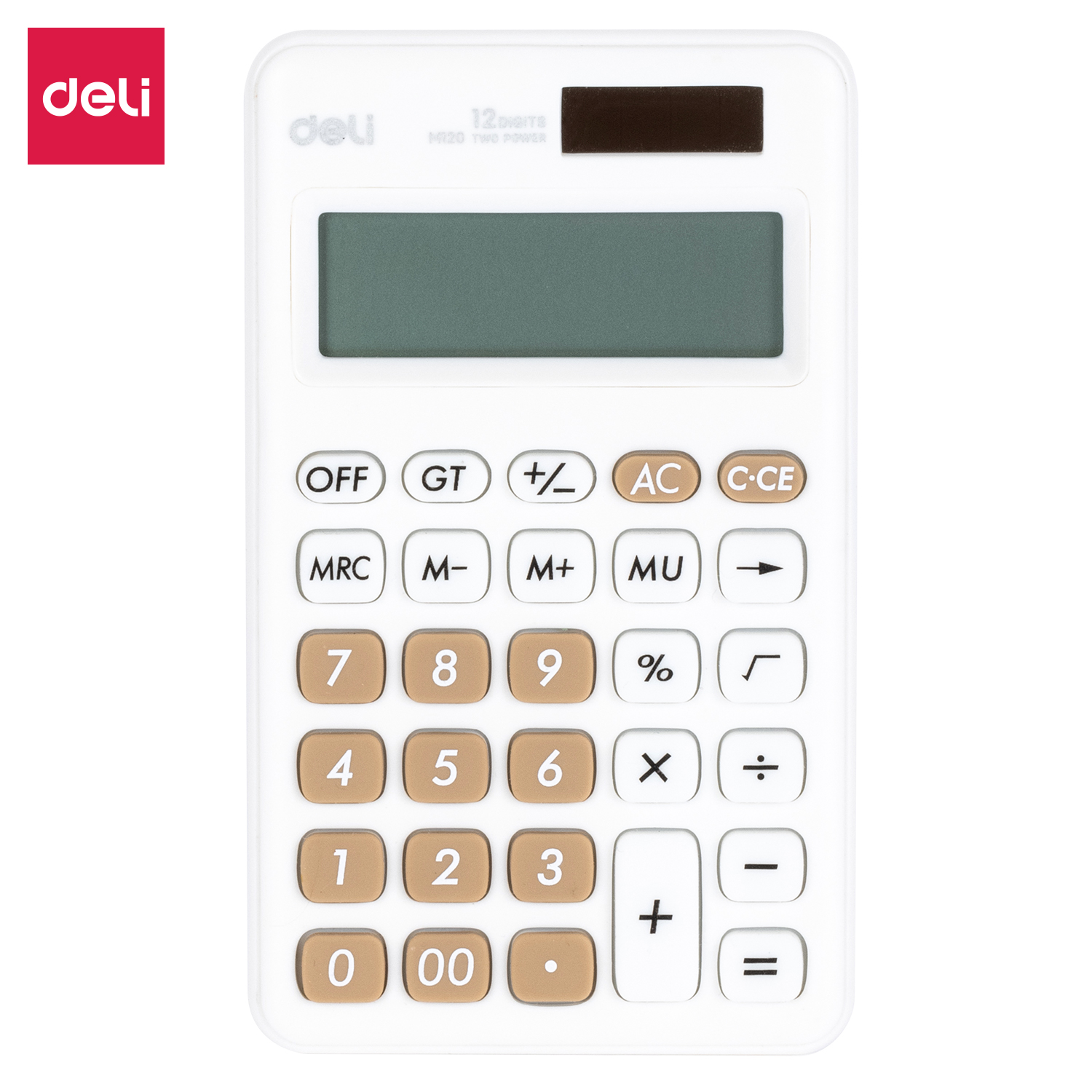 CALCUL  POCHE 12 DIGIT  EM120 BLANC 
