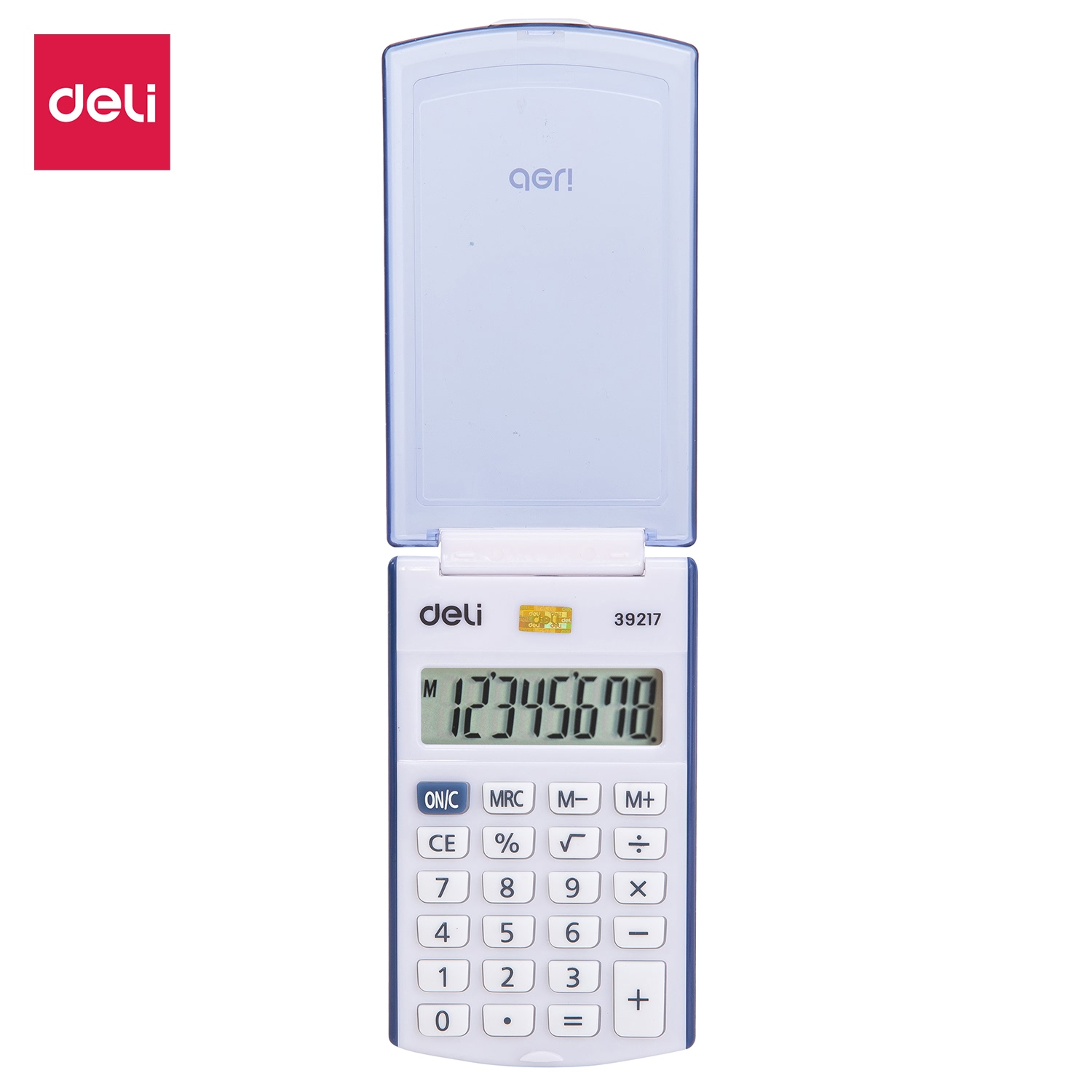 PORTABLE.CALCUL 8 DIGIT BLEU E39217 