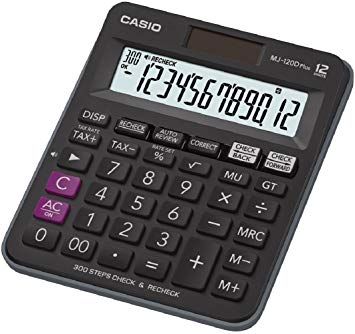 CALCUL.MINI-JUST MJ-120D NOIR 