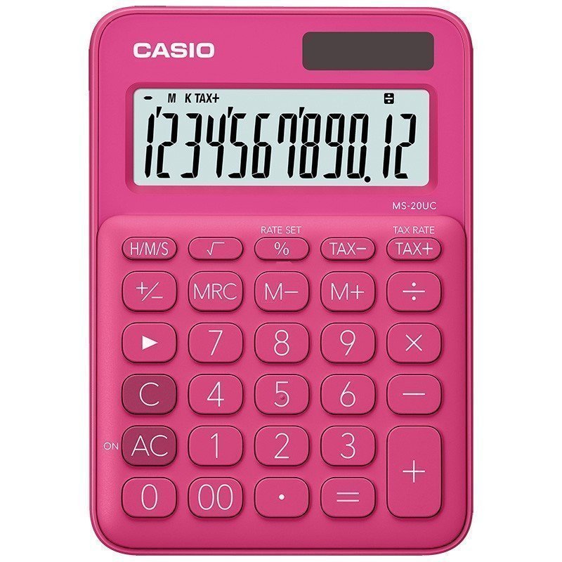 CALCUL.MINI-JUST MS-20UC RD-N-DC 