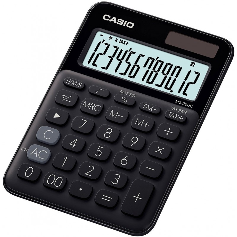 CALCUL.MINI-JUST MS-20UC BK-N 