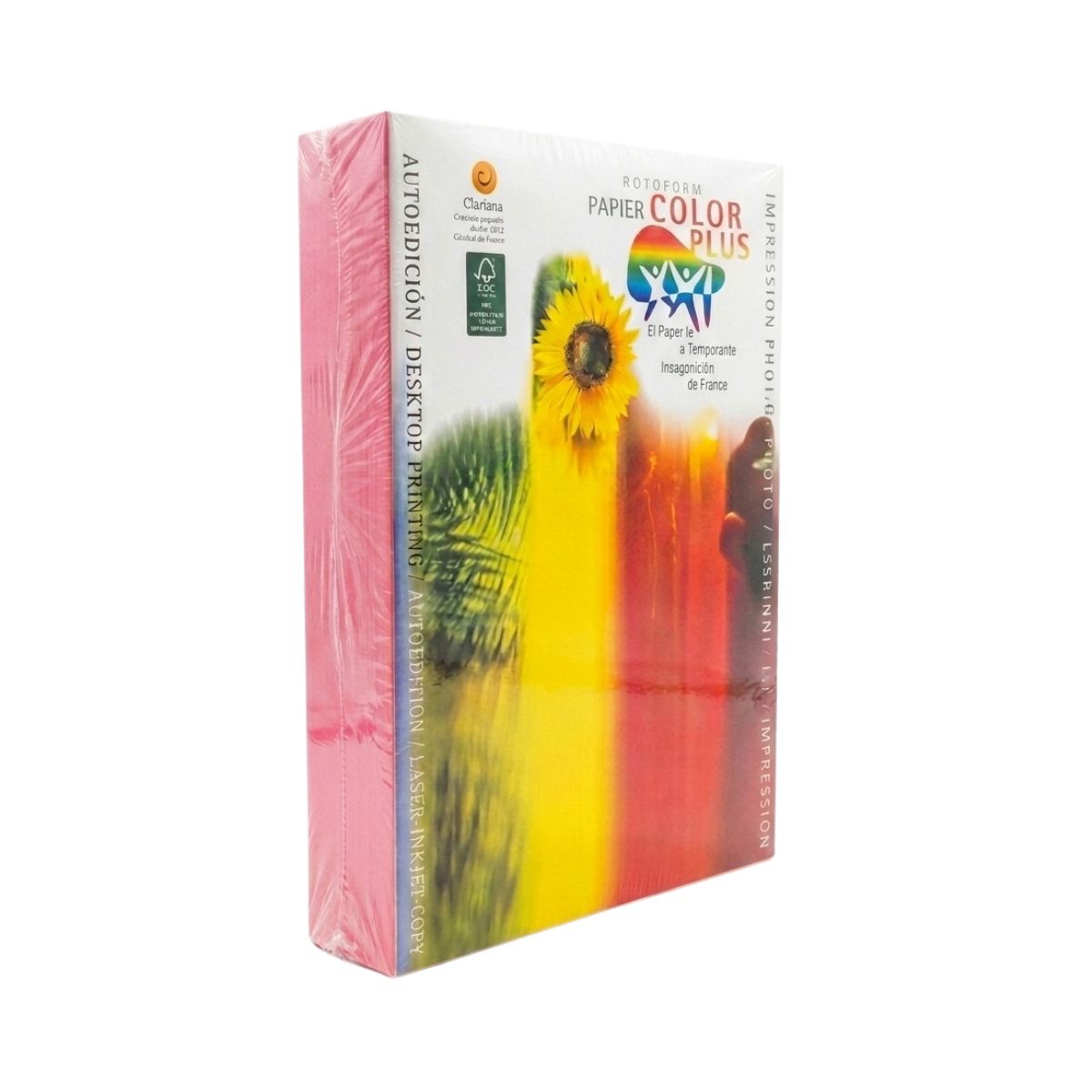 PAPIER ROSE  80G - A4 RM500 