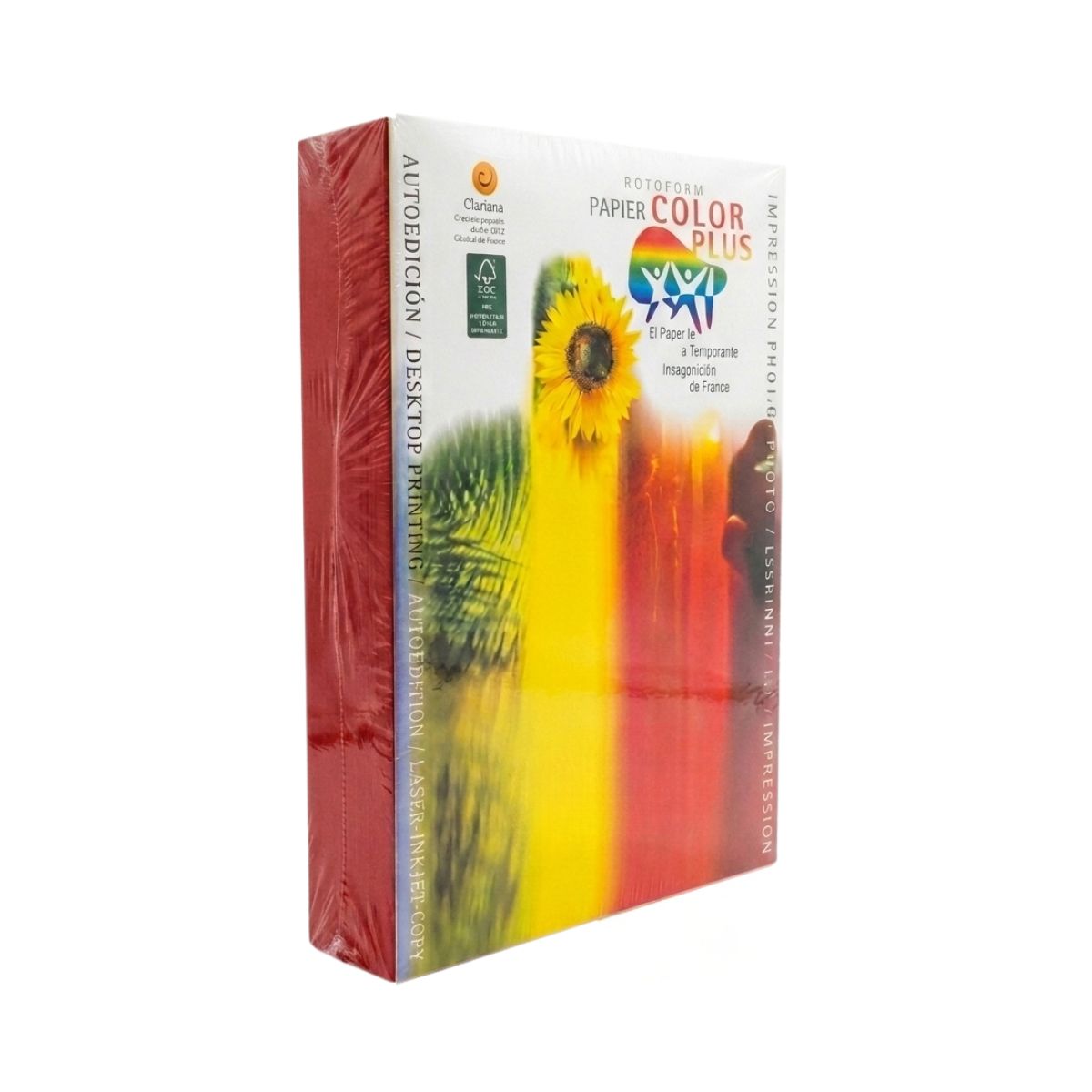 PAPIER ROUGE 80G - A4 RM500 