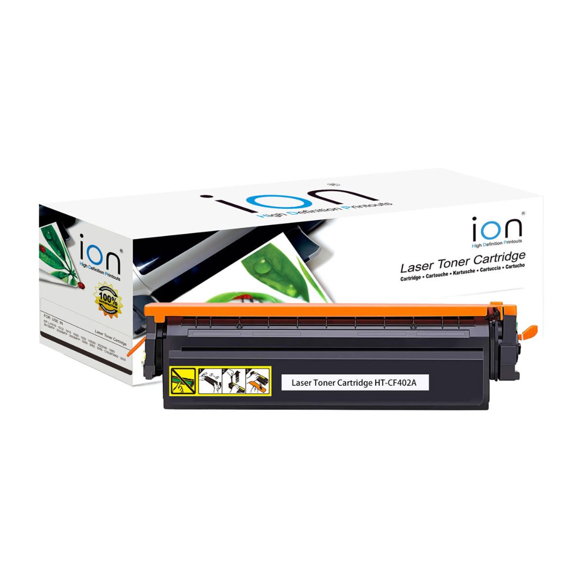 TONER JAUNE ION COMPT.  HT-CF402A 